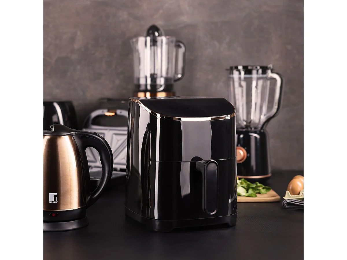 Freidora de aire Bergner Cooper 1300W 4,8L negro