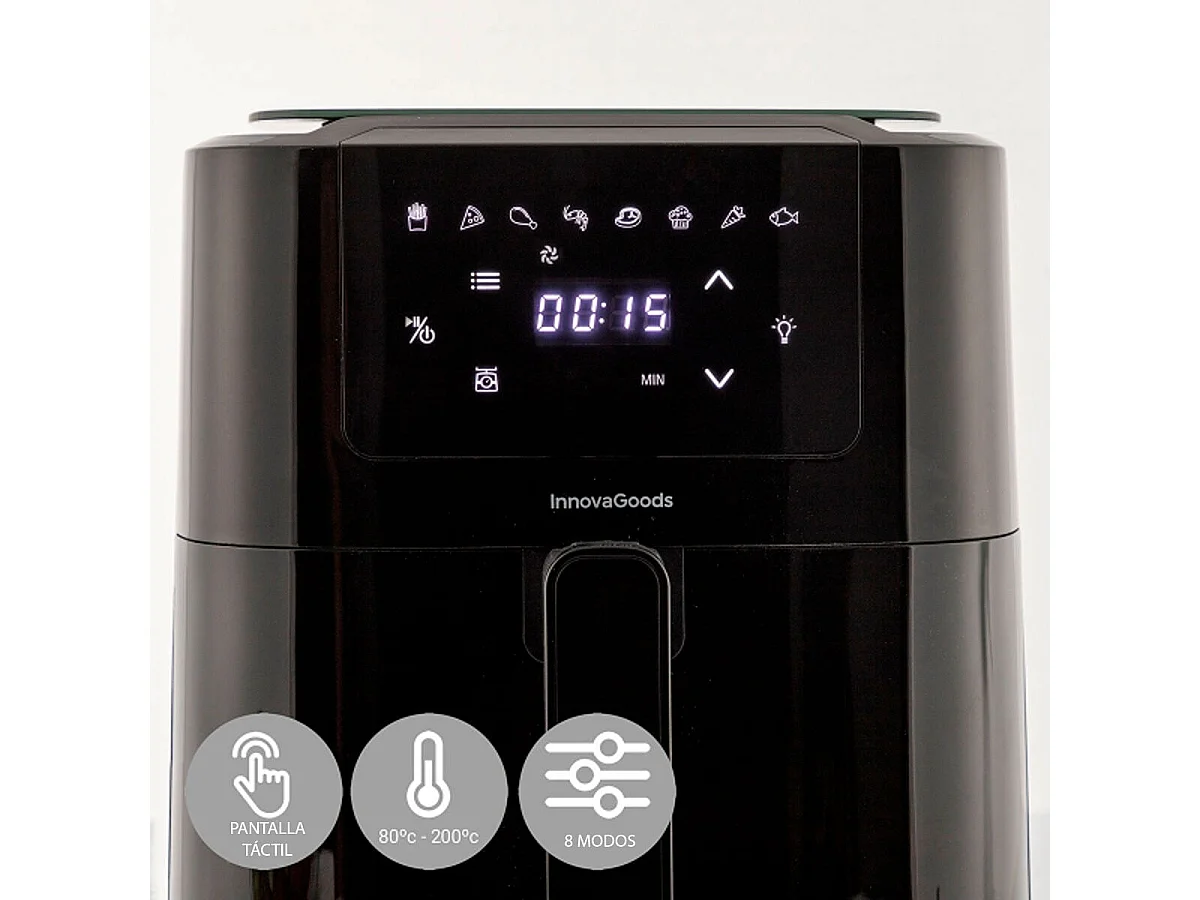 Freidora de aire Fryinn Balance 5000 Innovagoods 1500W 5L negro