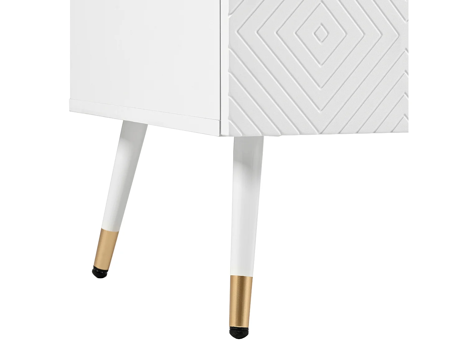 Buffet moderne 120x40x80 cm - avec 6 tiroirs - Panneau de particules - blanc