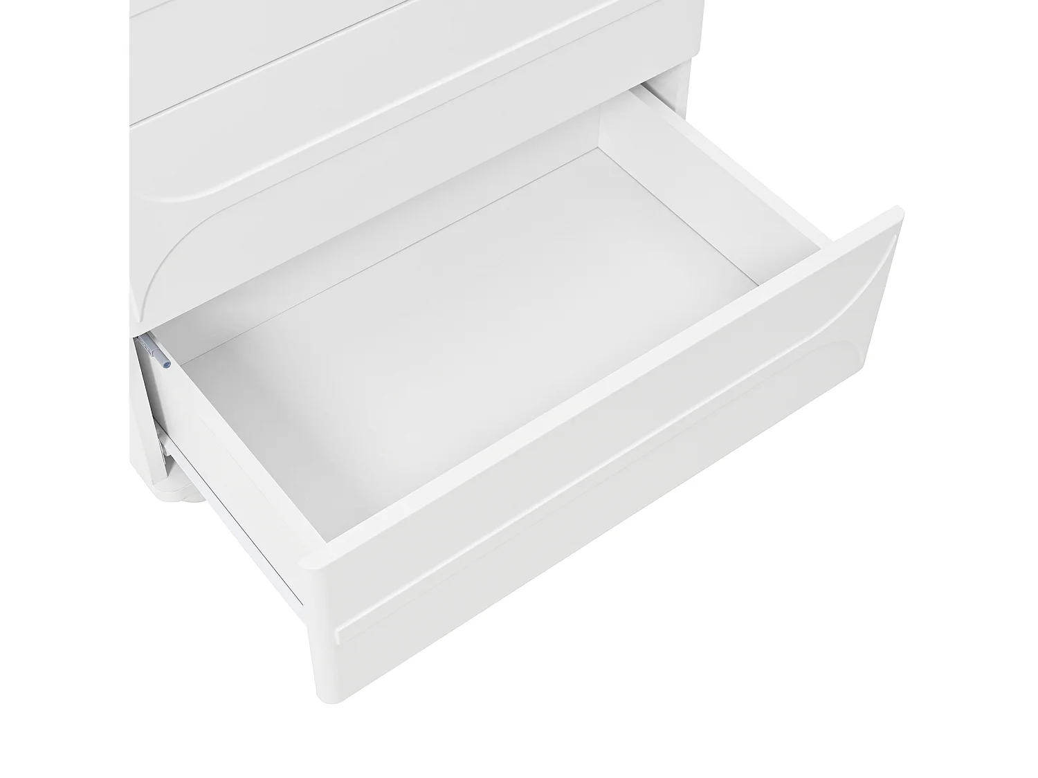 Kommode 60x40x109 cm - mit 5 Schubladen - Großer Stauraum - Spanplatte - Weiß