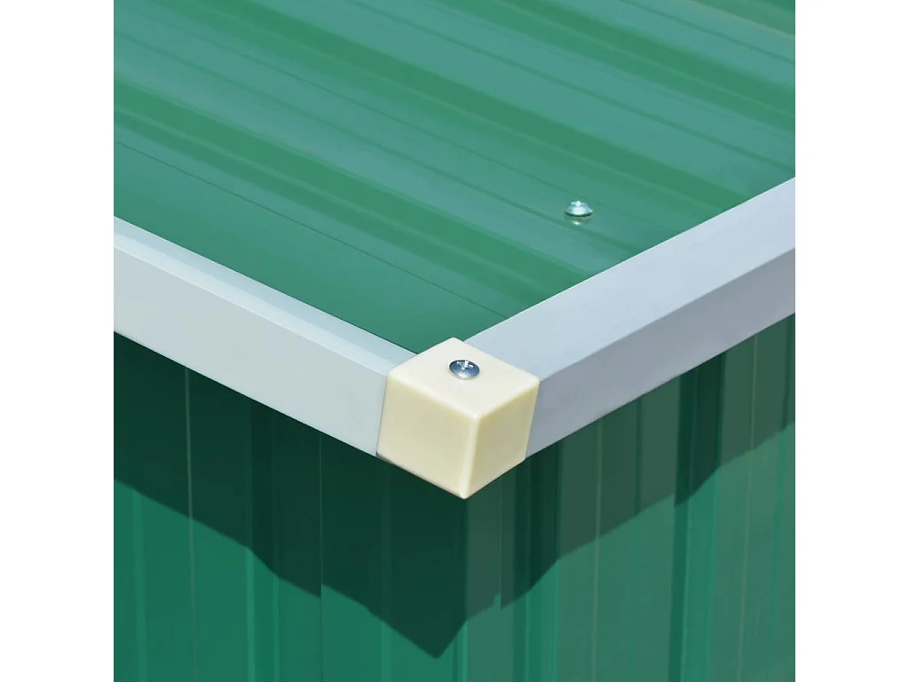 Abri de jardin Vert 257x990x181 cm Acier galvanisé