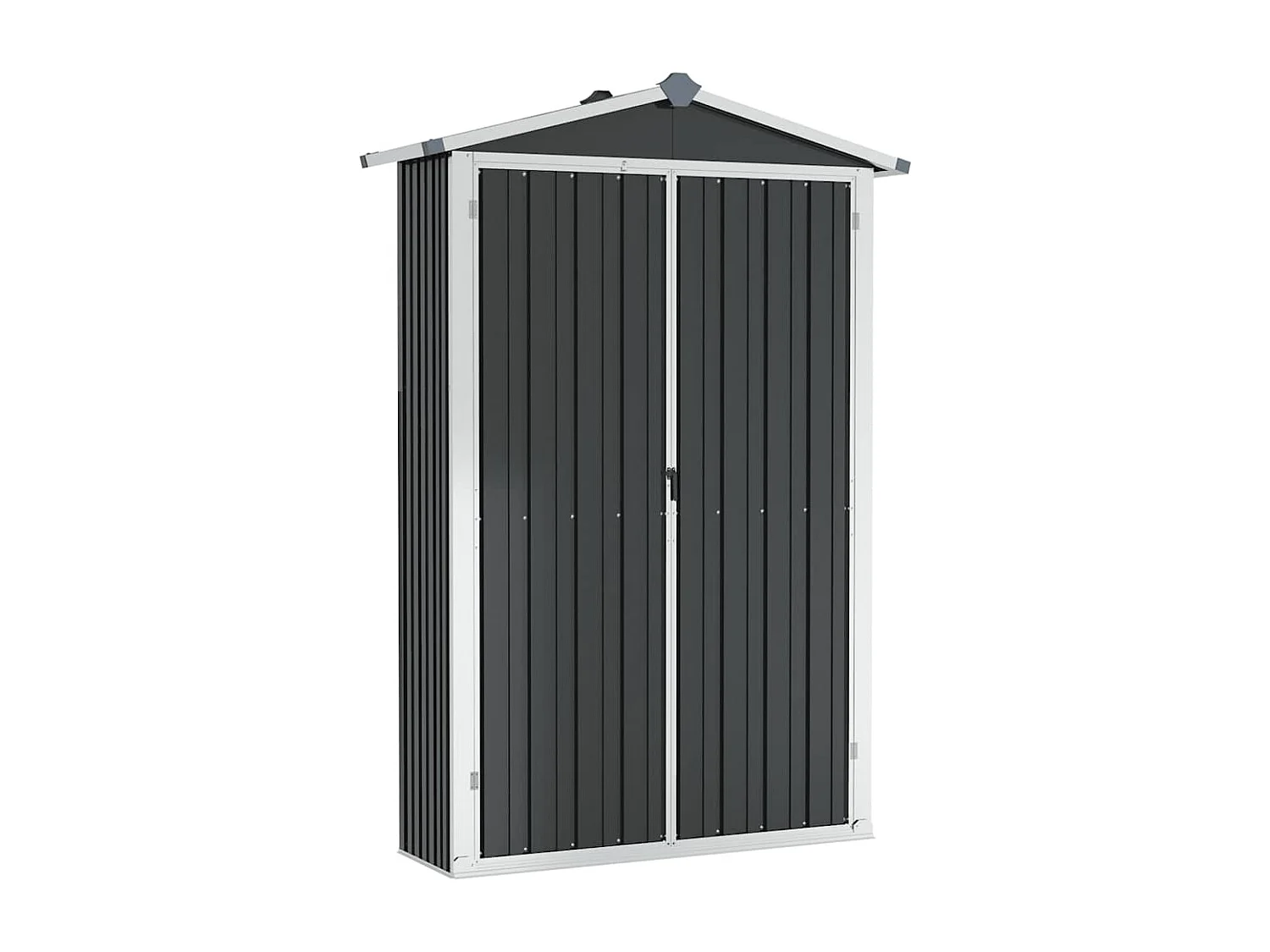 Abri de jardin Anthracite 116x45x175 cm Acier galvanisé