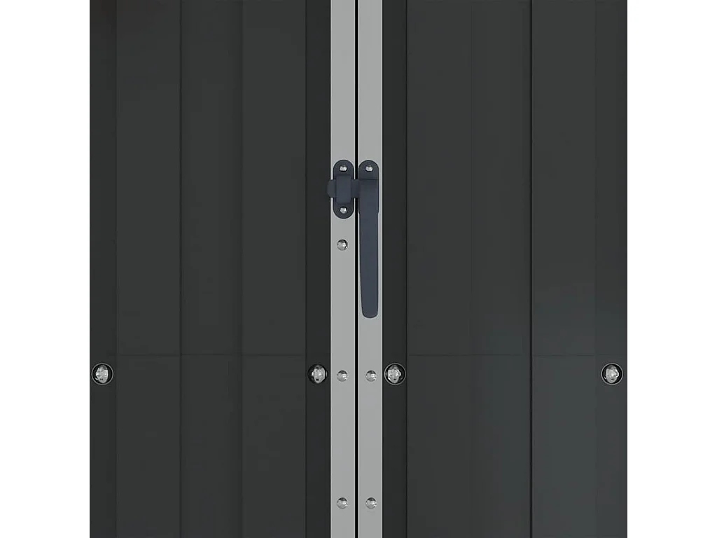 Abri de jardin Anthracite 116x45x175 cm Acier galvanisé