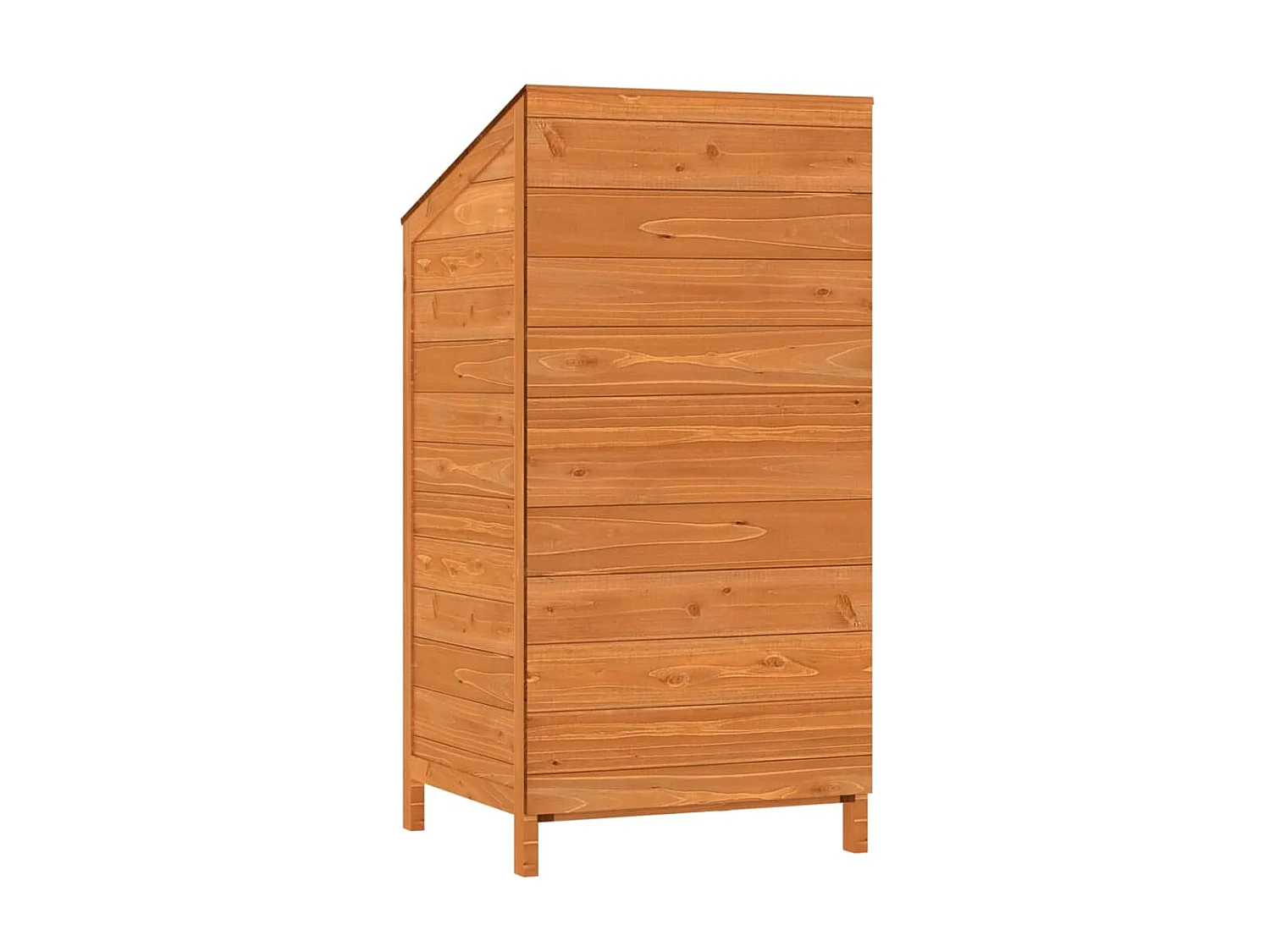 Remise de jardin Marron 55x52x112 cm Bois de sapin solide