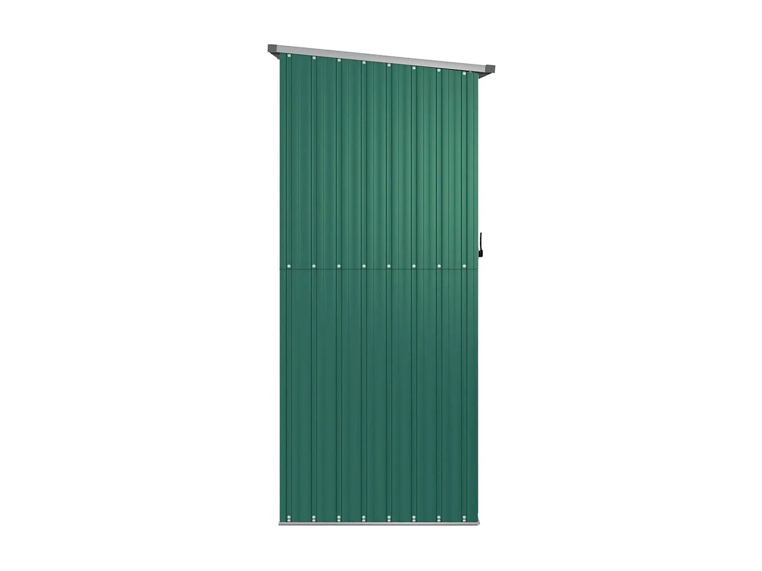 Casetta da giardino verde 180,5x97x209,5 cm Acciaio zincato