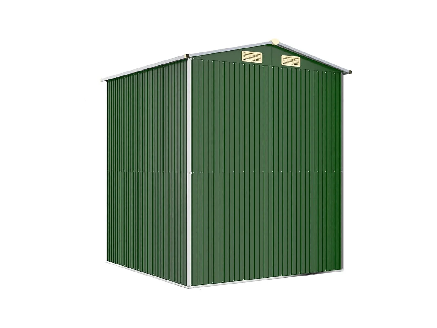 Casetta da giardino verde 192x191x223 cm Acciaio zincato