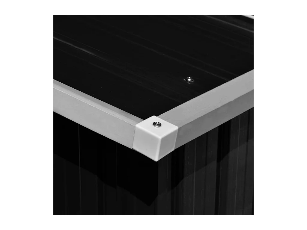 Abri de jardin Anthracite 257x990x181 cm Acier galvanisé