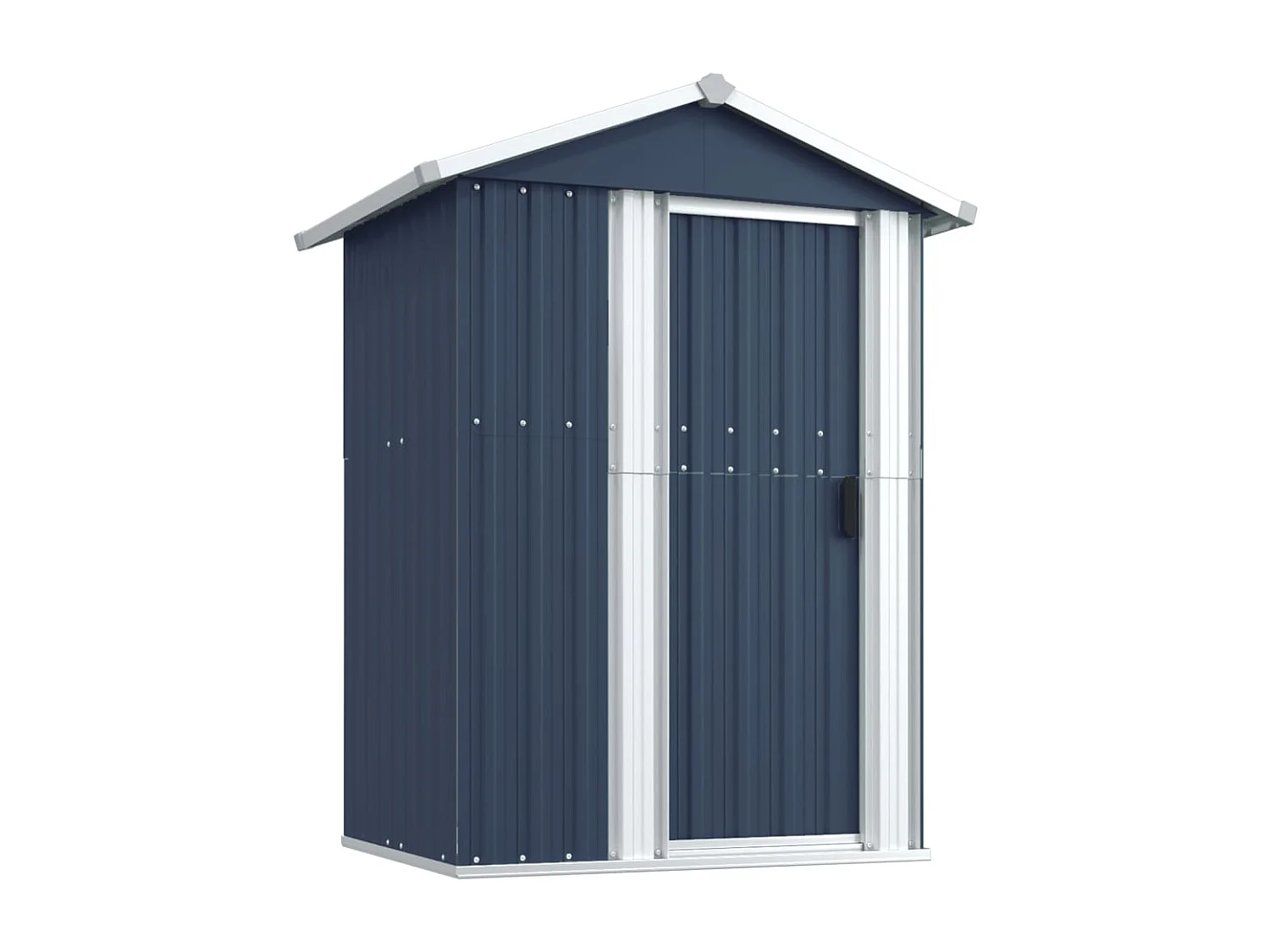 Tuinhuis Antraciet 126x97,5x177 cm Gegalvaniseerd staal