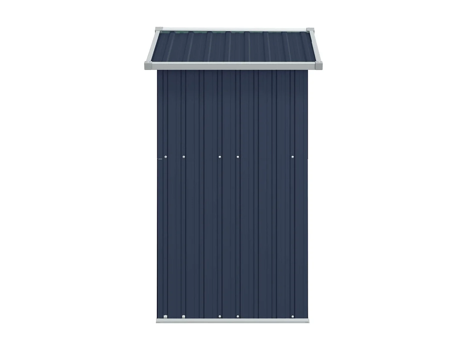 Tuinhuis Antraciet 126x97,5x177 cm Gegalvaniseerd staal