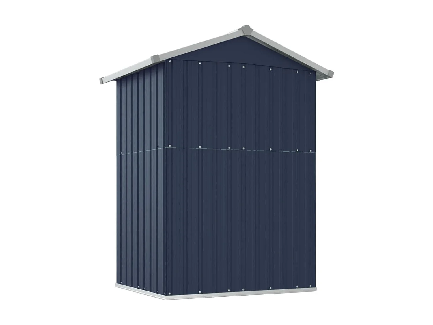 Tuinhuis Antraciet 126x97,5x177 cm Gegalvaniseerd staal