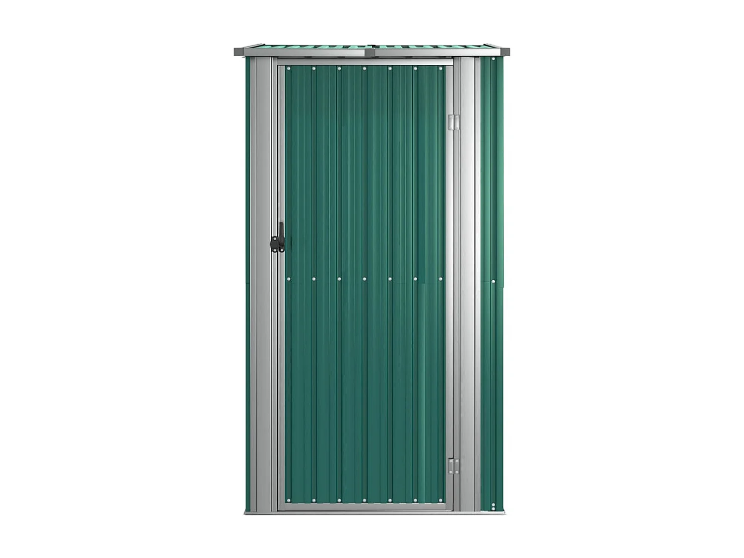 Galpão de jardim verde 118,5x97x209,5 cm Aço galvanizado