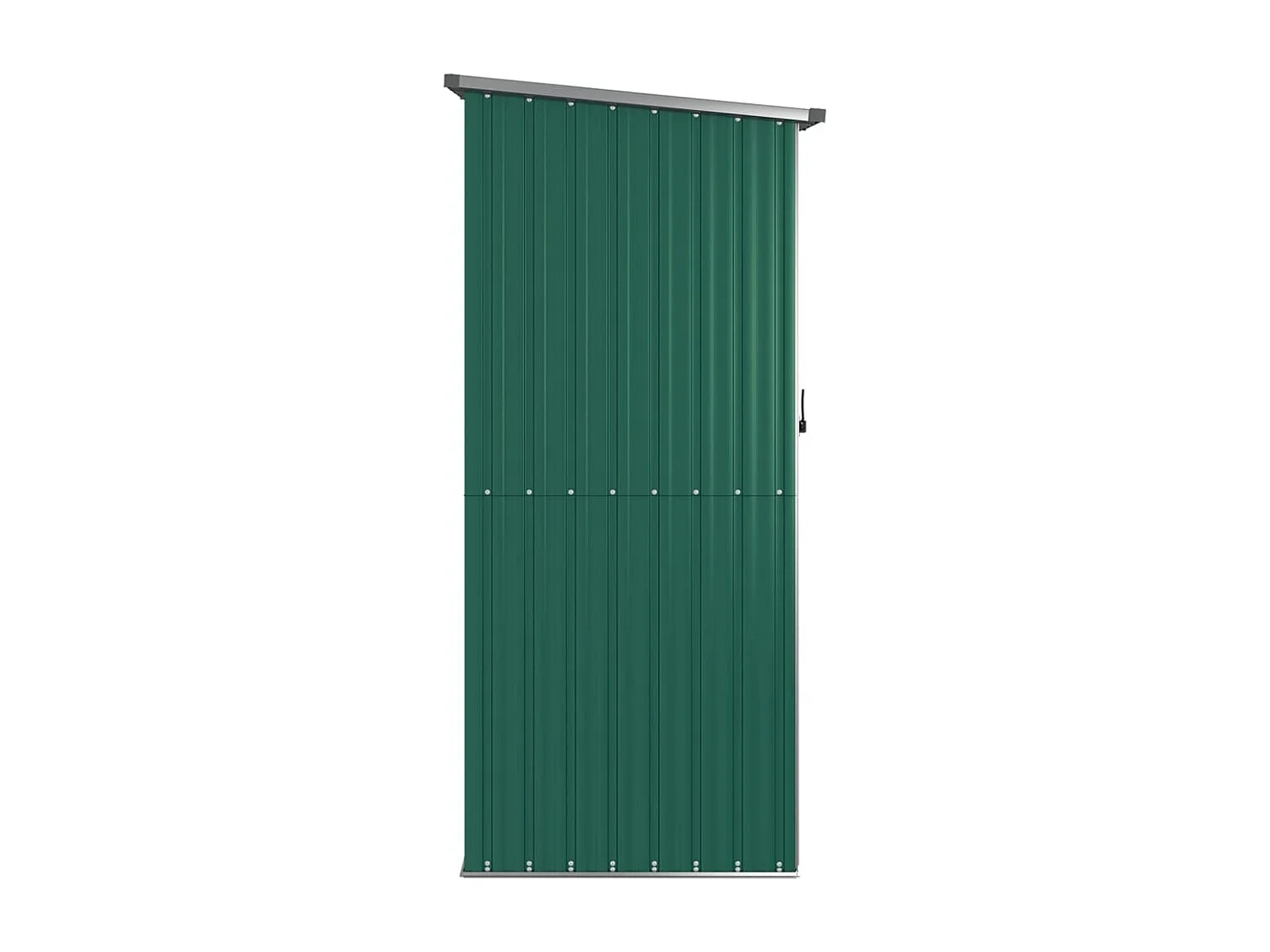 Galpão de jardim verde 118,5x97x209,5 cm Aço galvanizado