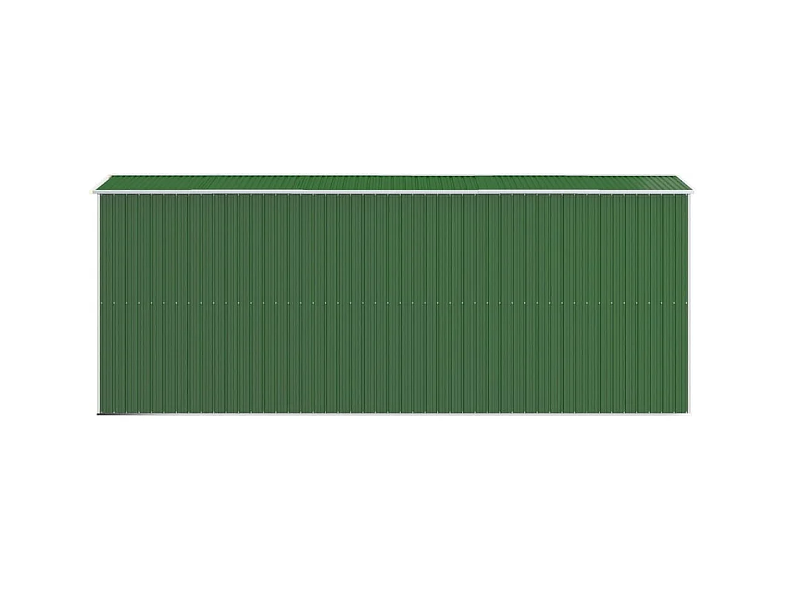 Grünes Gartenhäuschen 192x523x223 cm Verzinkter Stahl