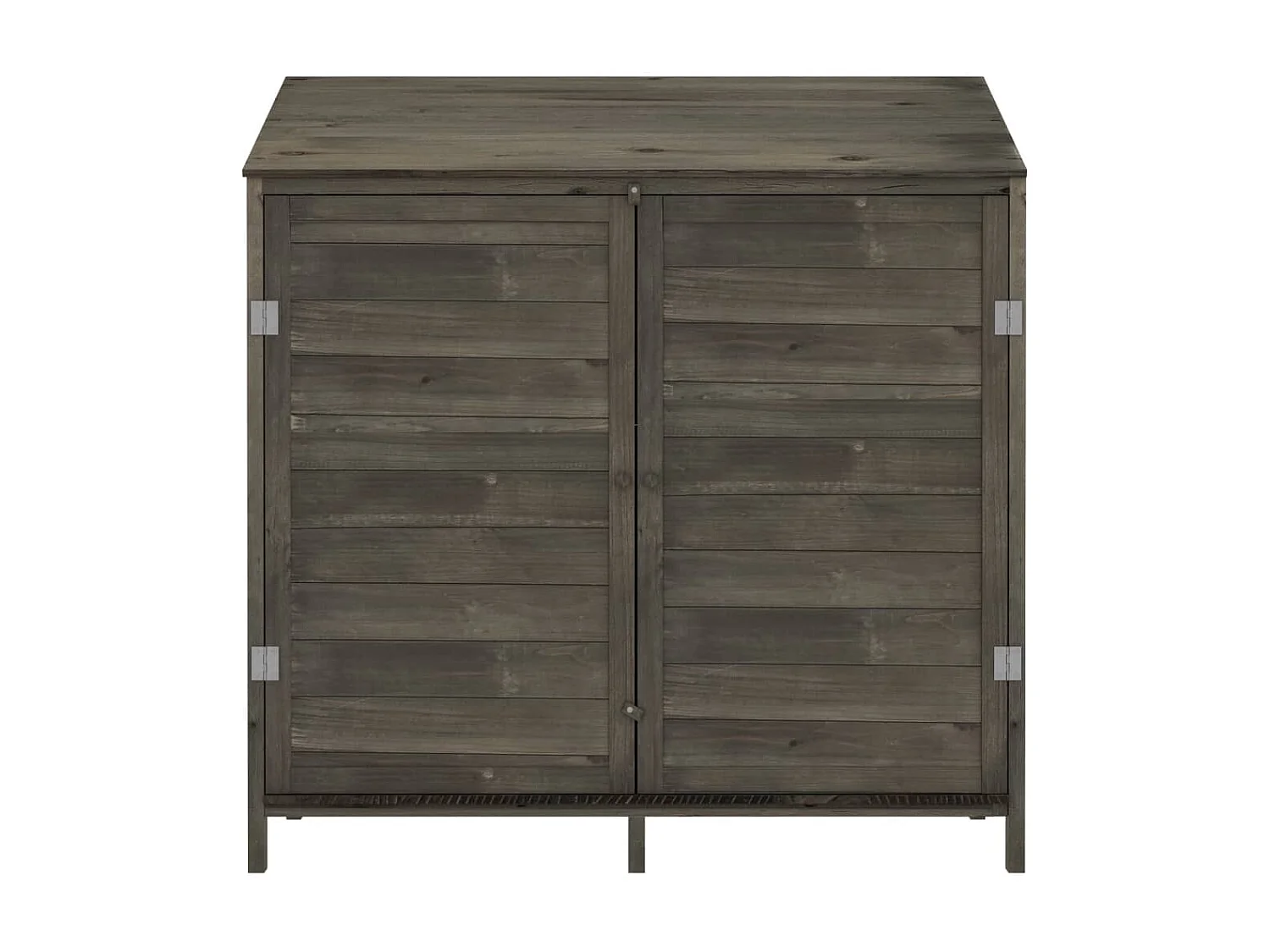 Remise de jardin Anthracite 102x52x112 cm Bois de sapin solide