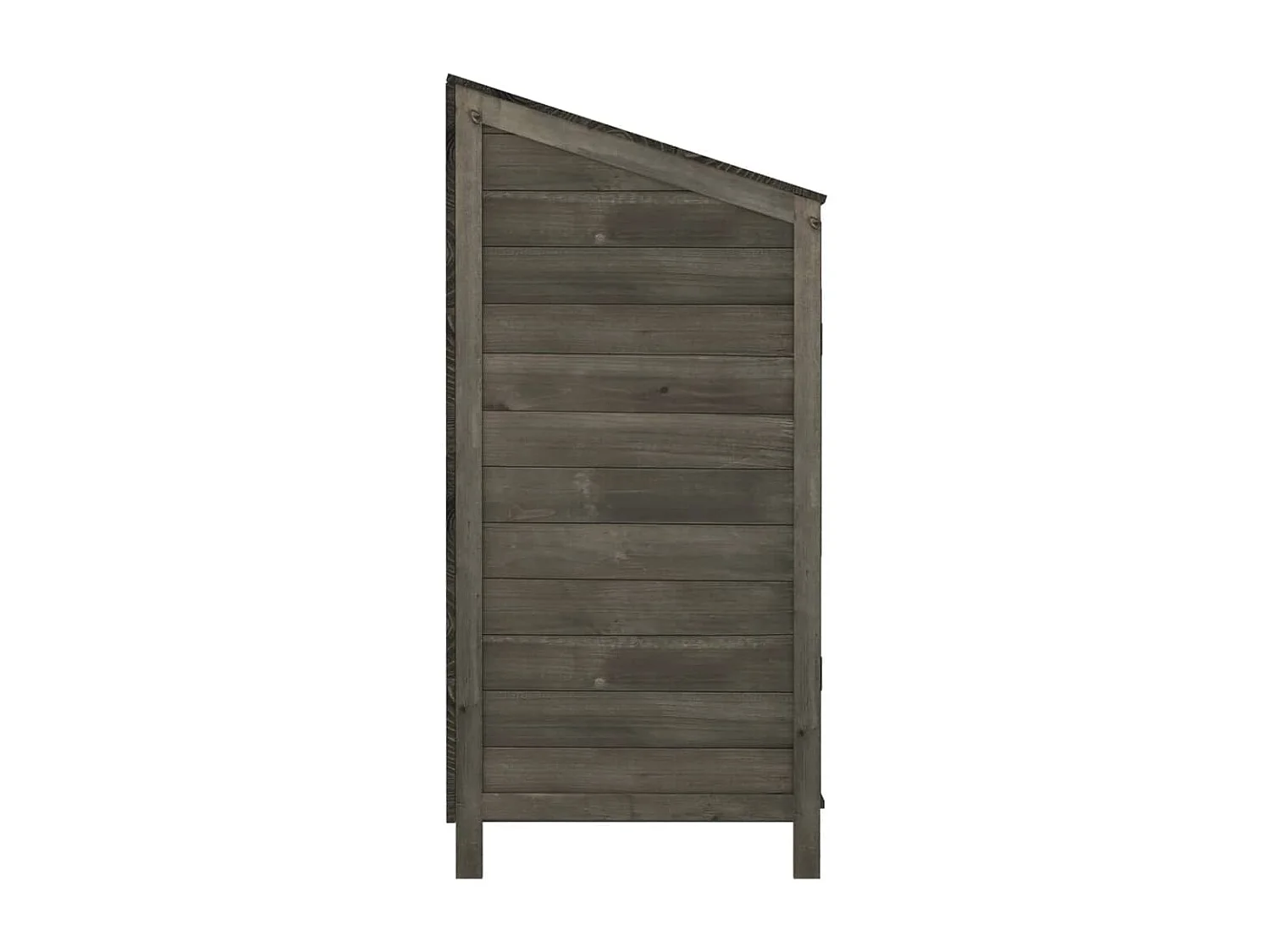 Remise de jardin Anthracite 102x52x112 cm Bois de sapin solide