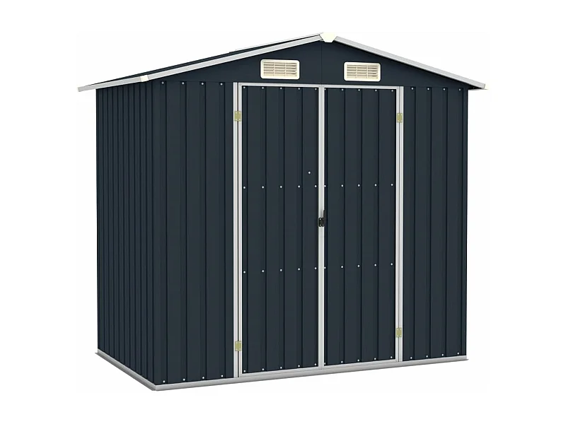 Abri de jardin Anthracite 205x129x183 cm Acier galvanisé