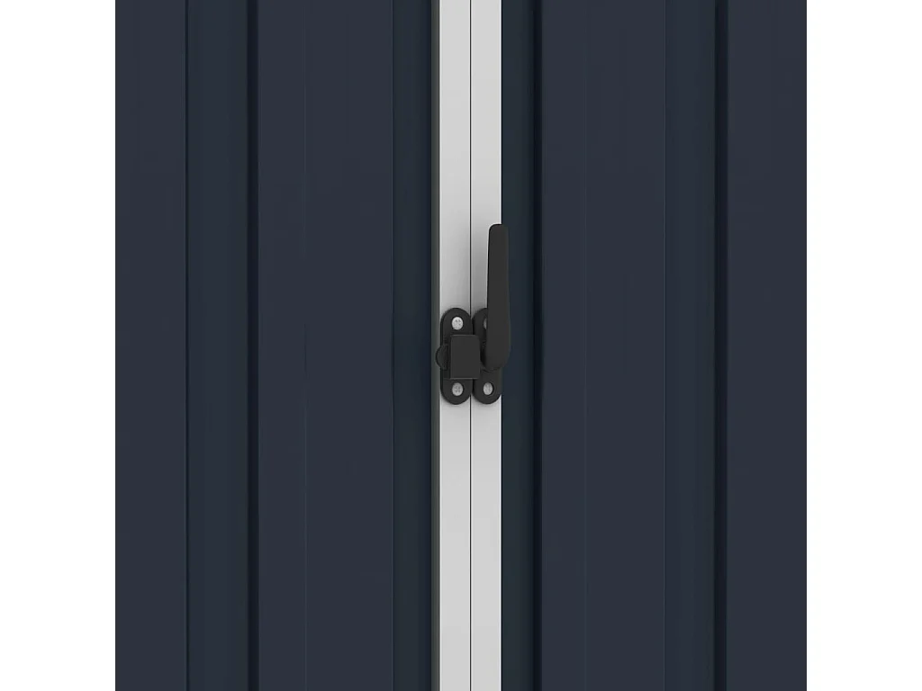 Abri de jardin Anthracite 205x129x183 cm Acier galvanisé