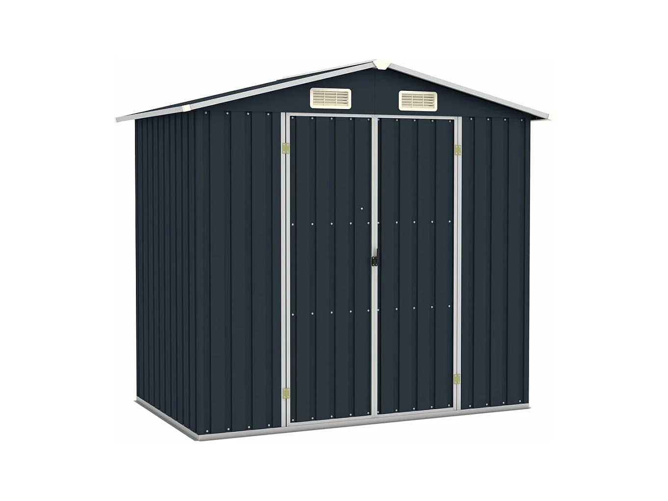 Abri de jardin Anthracite 205x129x183 cm Acier galvanisé