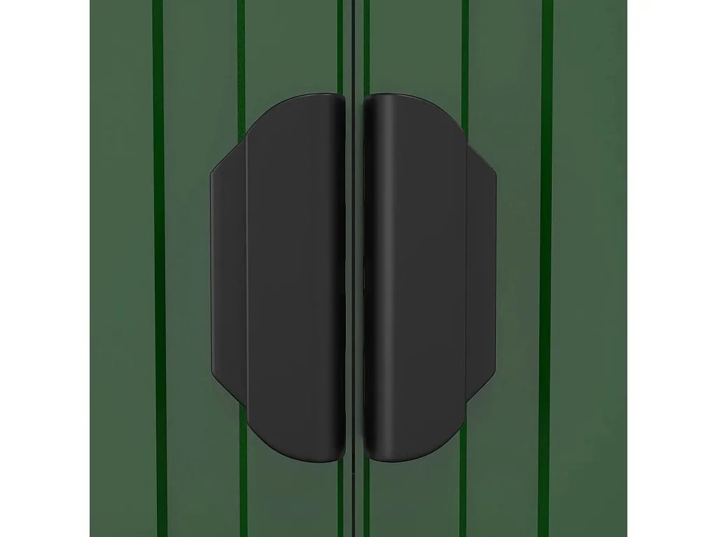 Grünes Gartenhäuschen 192x938x223 cm Verzinkter Stahl