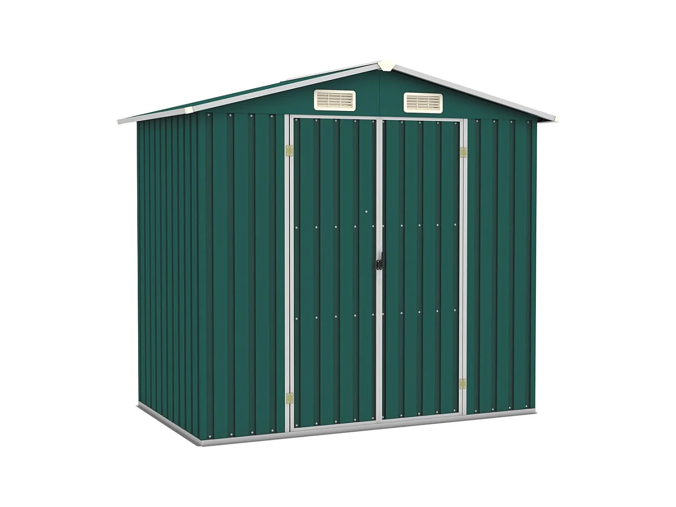 Abri de jardin Vert 205x129x183 cm Acier galvanisé