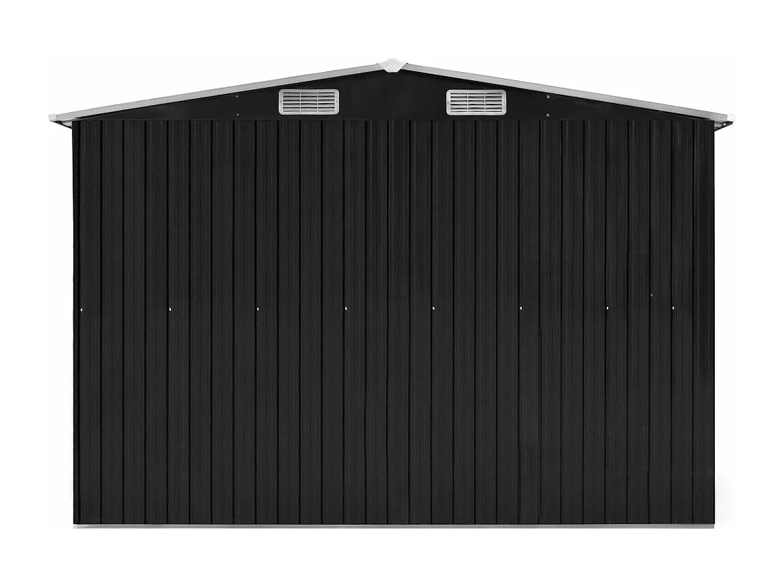 Abri de jardin Anthracite 257x779x181 cm Acier galvanisé