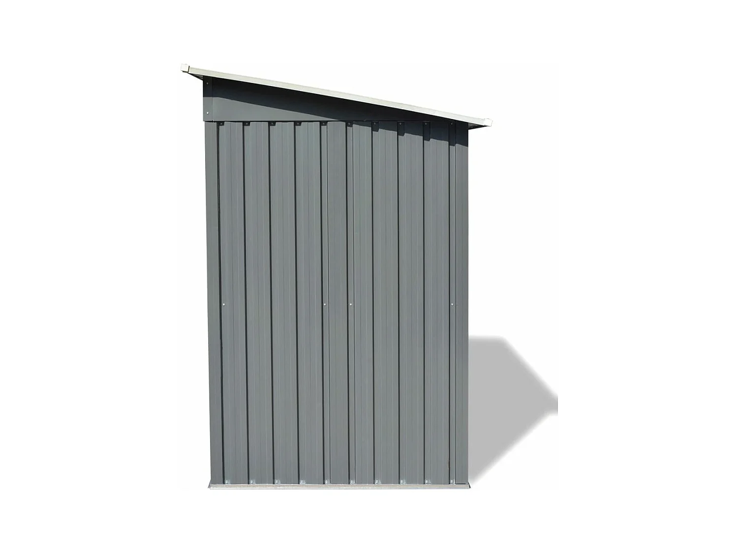 Caseta de jardín de metal gris