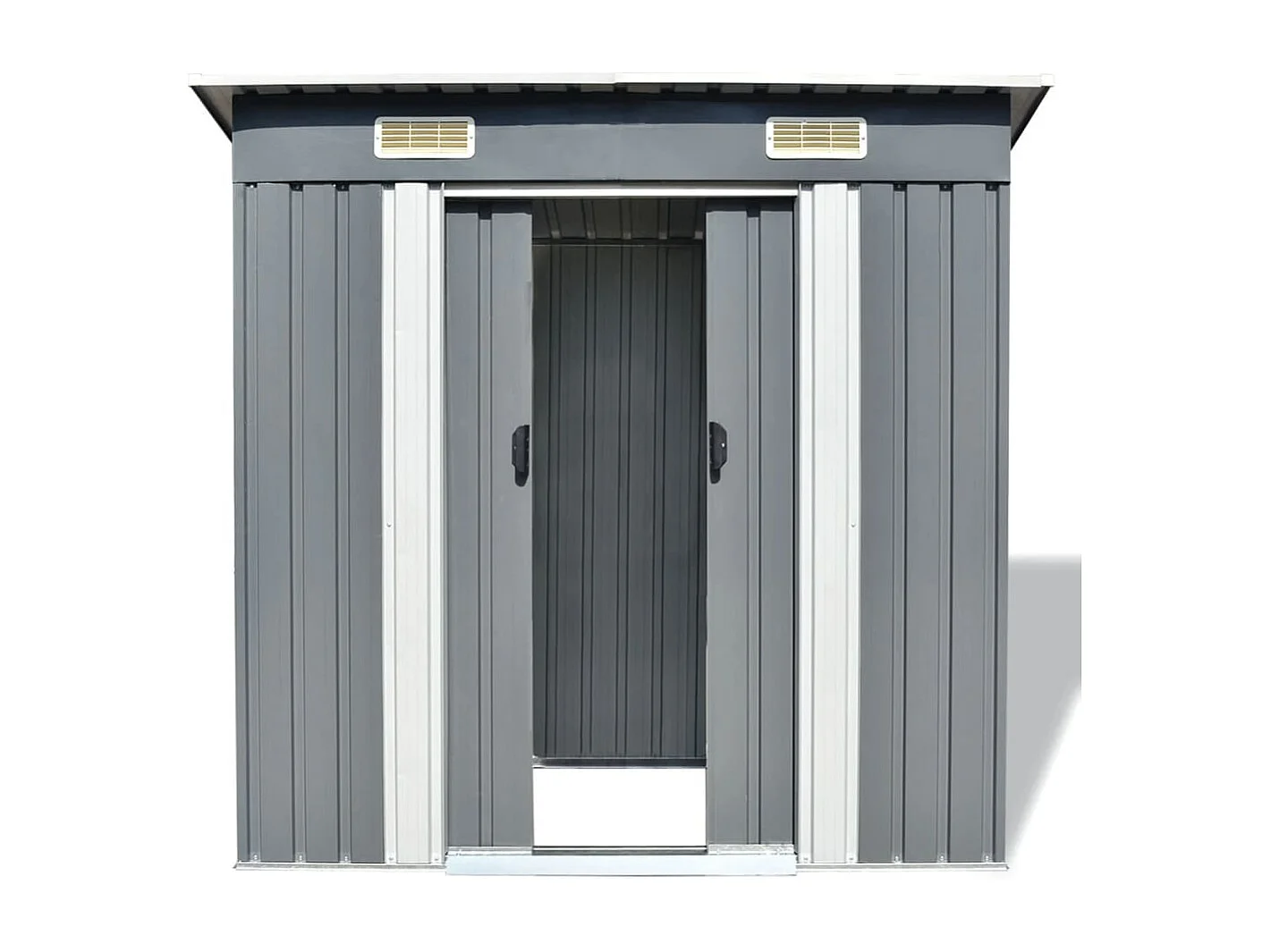 Abri de jardin Métal Gris