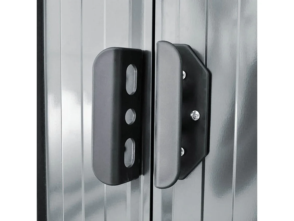 Abri de jardin Métal Gris