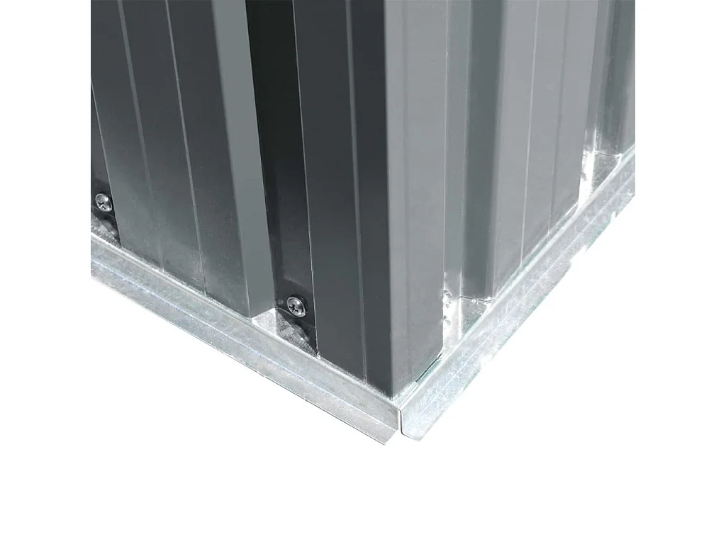 Abri de jardin Métal Gris