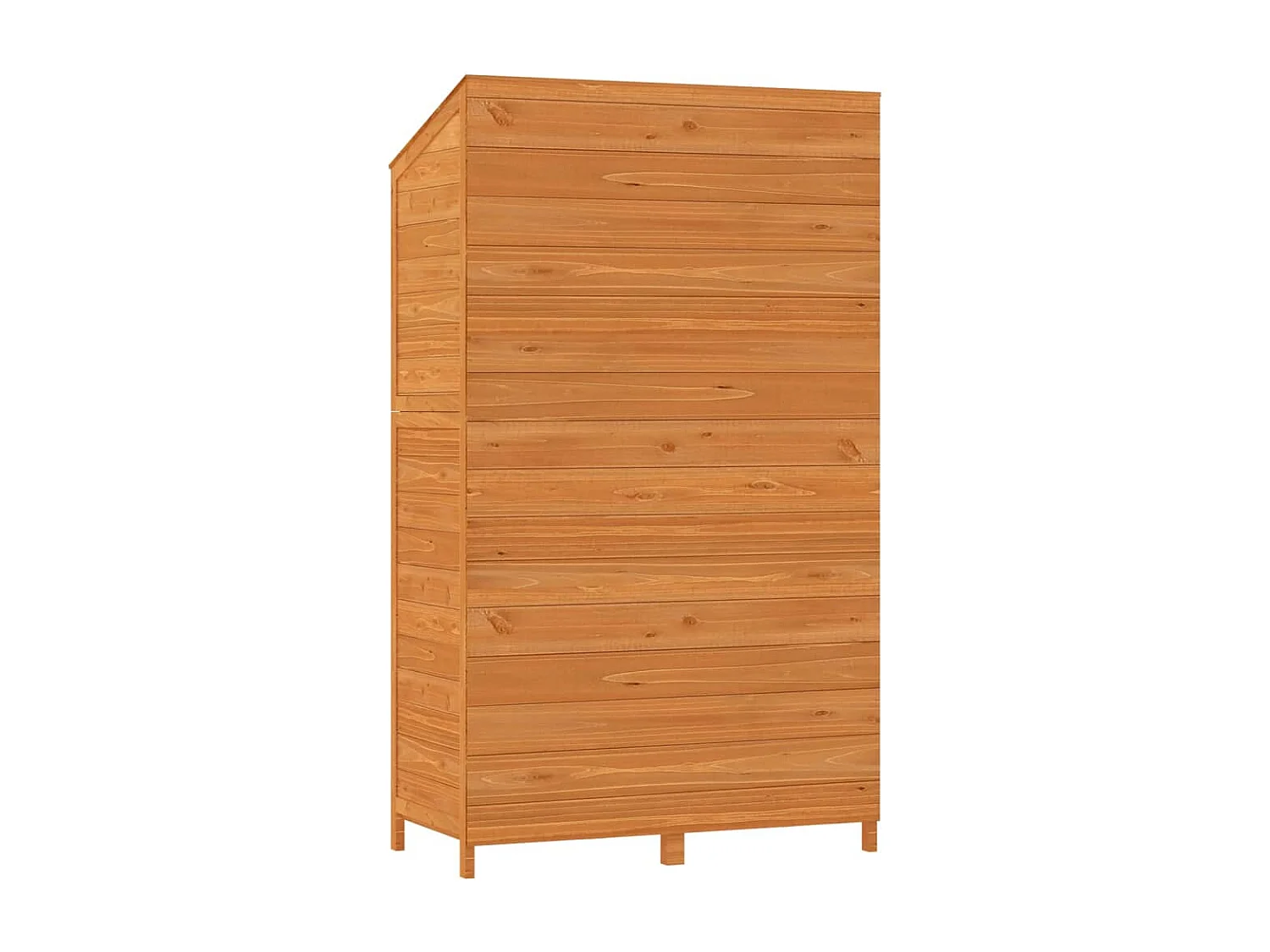 Casetta da giardino Marrone 102x52x174,5 cm Legno massello di abete
