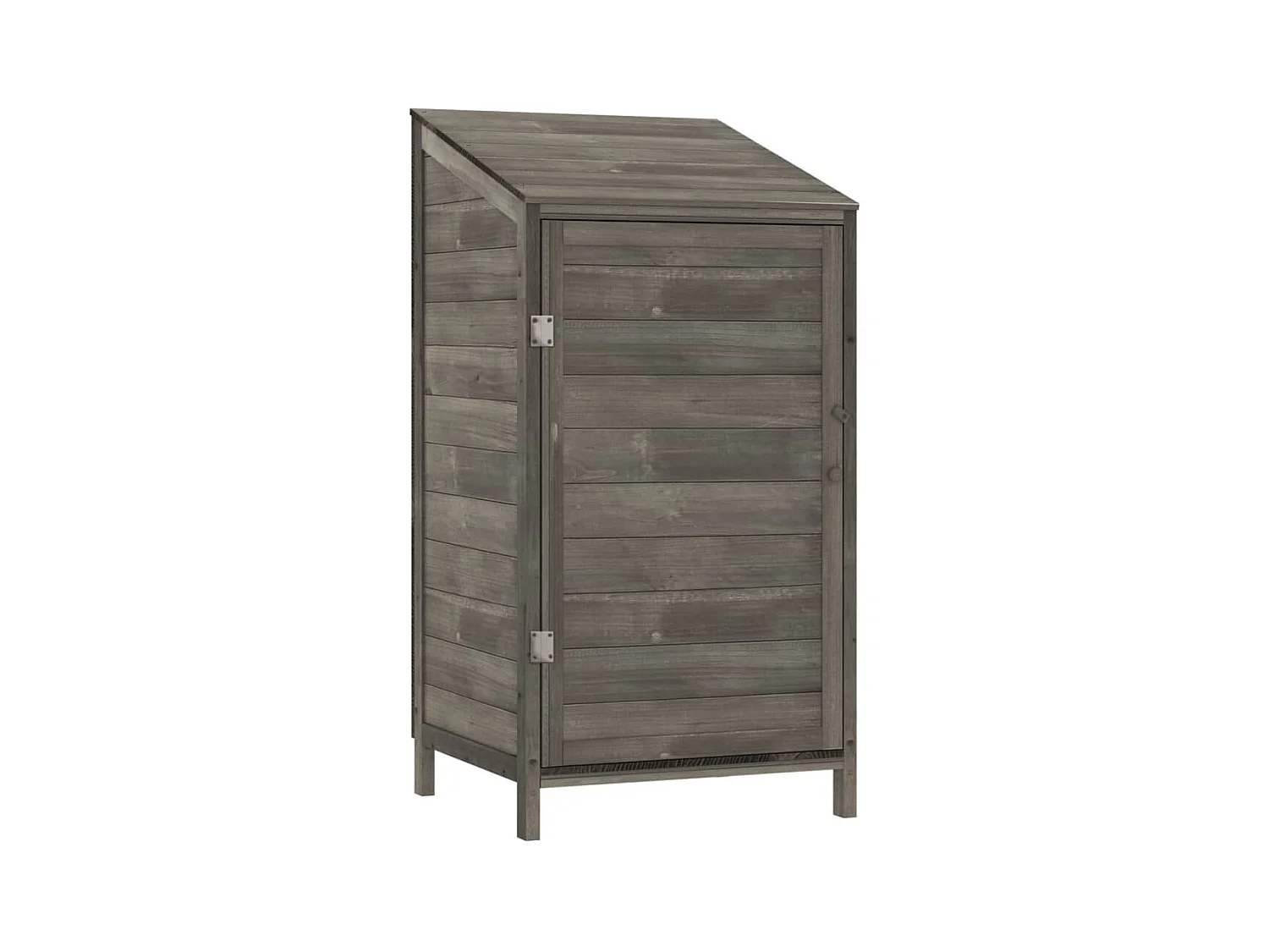 Remise de jardin Anthracite 55x52x112 cm Bois de sapin solide