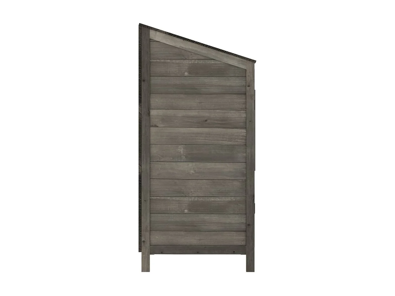 Remise de jardin Anthracite 55x52x112 cm Bois de sapin solide