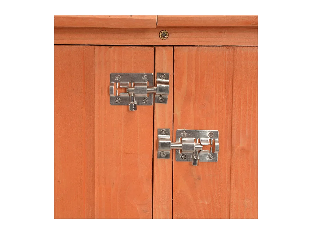Abri de stockage de jardin 128x42x91 cm Bois