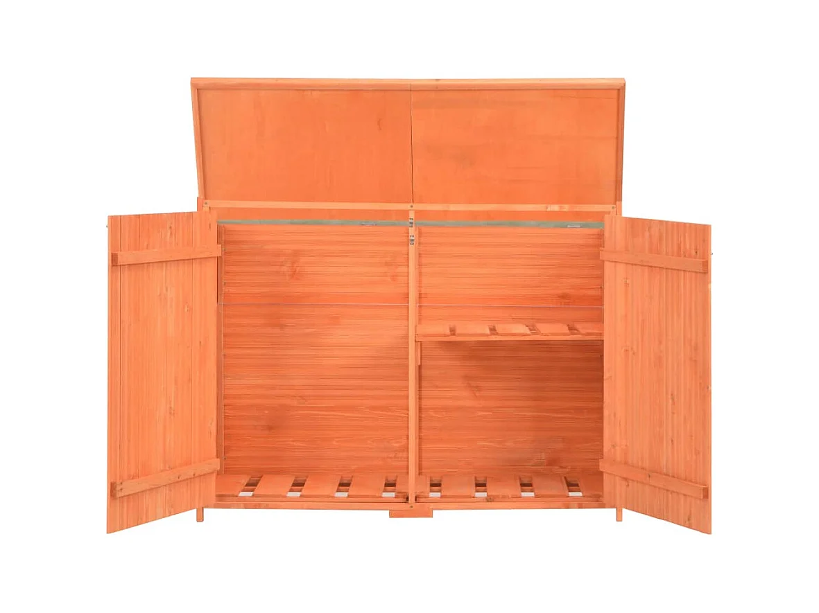 Abri de stockage de jardin 128x42x91 cm Bois