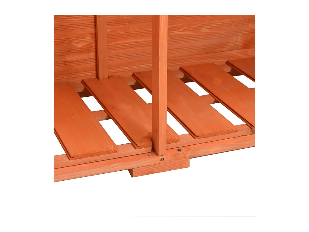 Abri de stockage de jardin 128x42x91 cm Bois