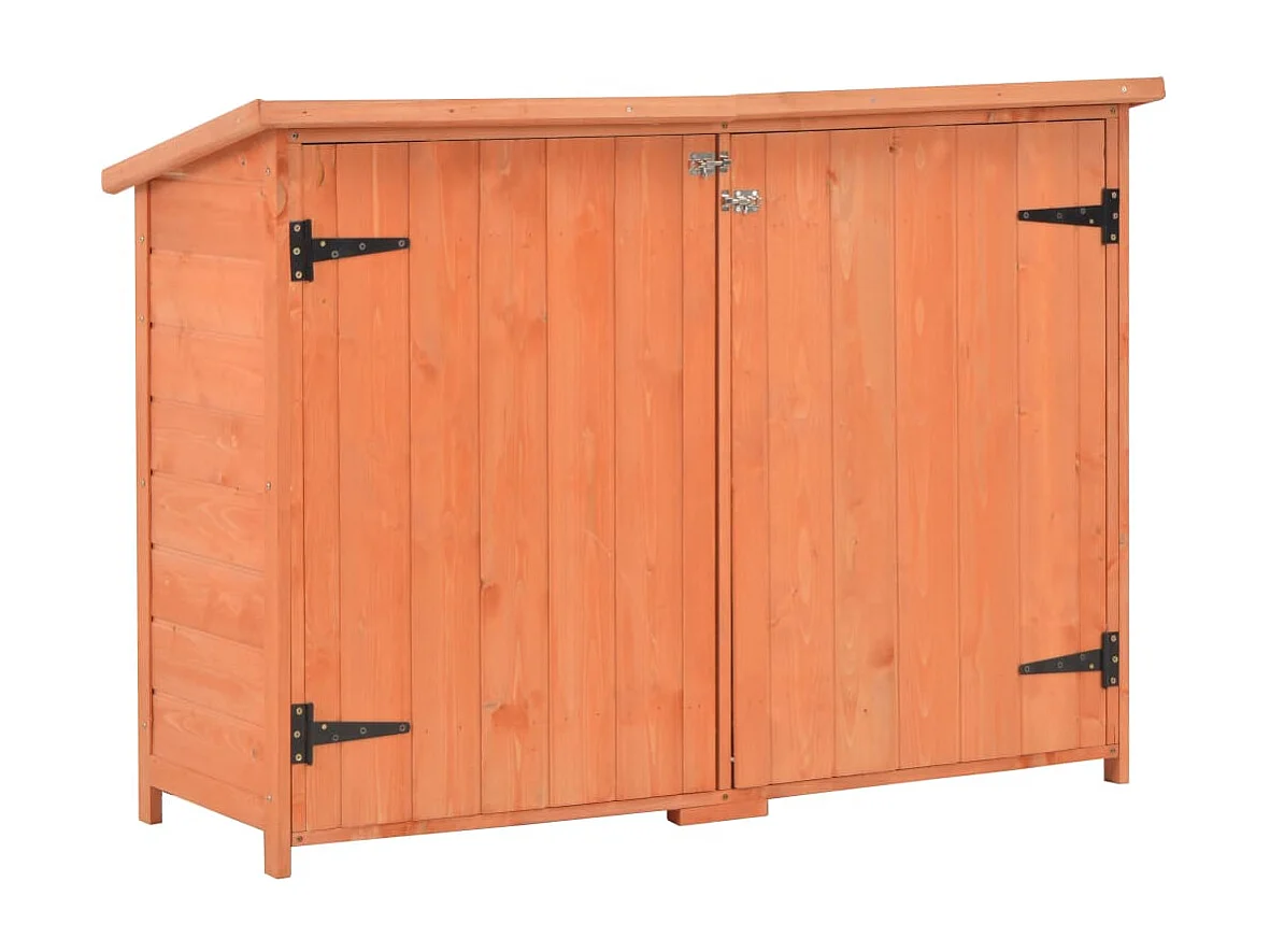 Abri de stockage de jardin 128x42x91 cm Bois