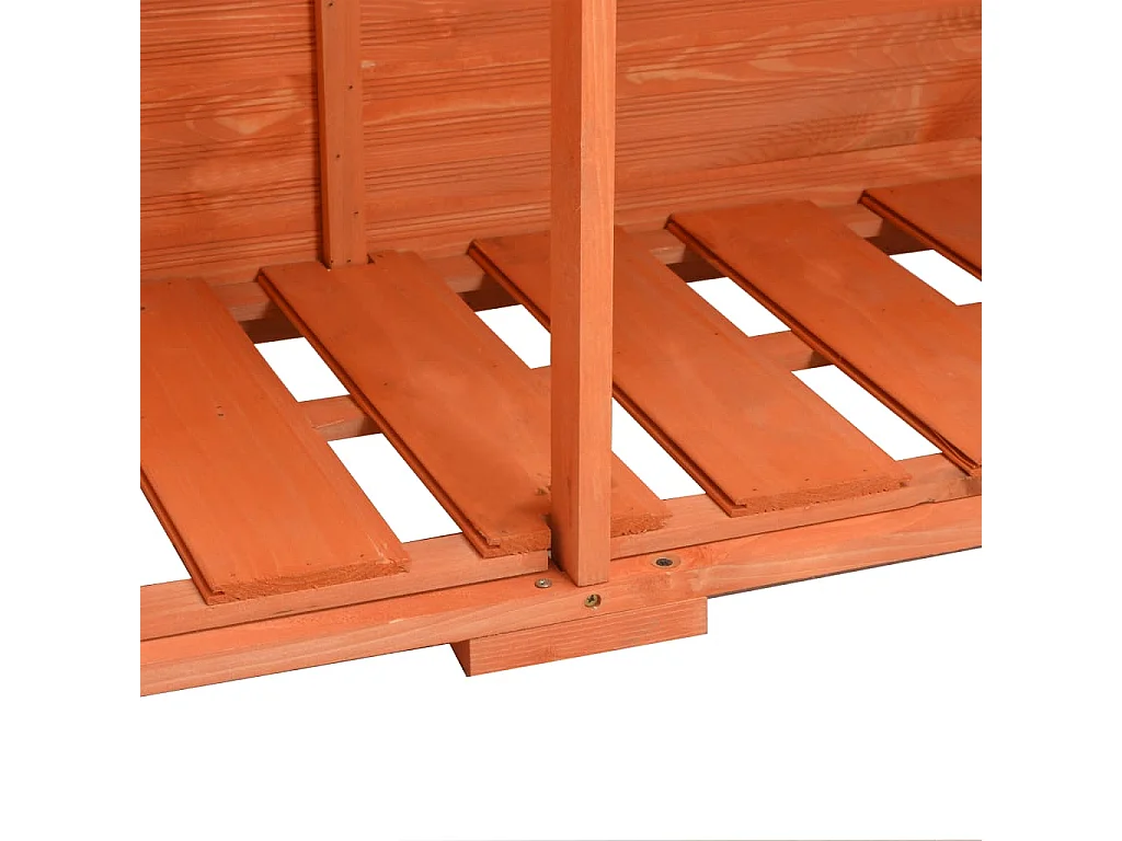 Abri de stockage de jardin 128x42x91 cm Bois