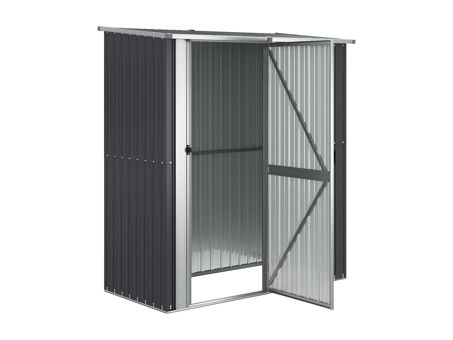 Abri de jardin Anthracite 180,5x97x209,5 cm Acier galvanisé