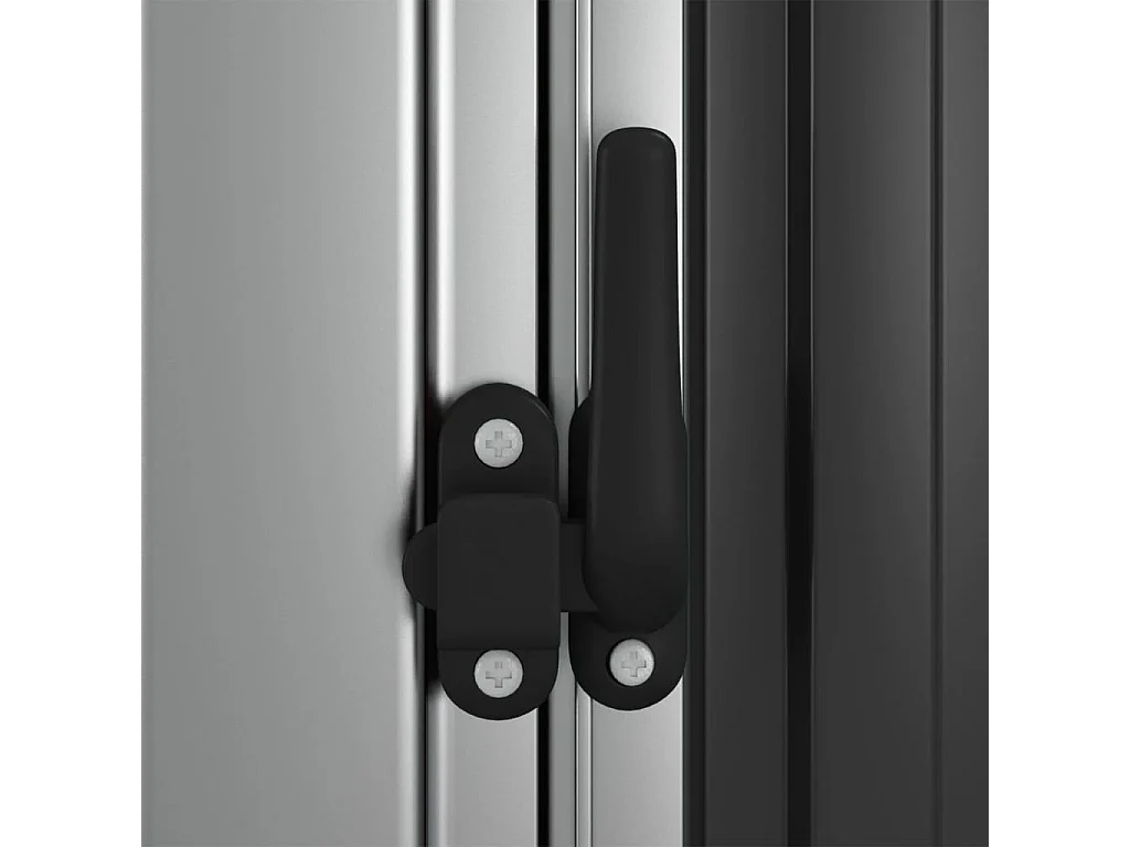 Abri de jardin Anthracite 180,5x97x209,5 cm Acier galvanisé