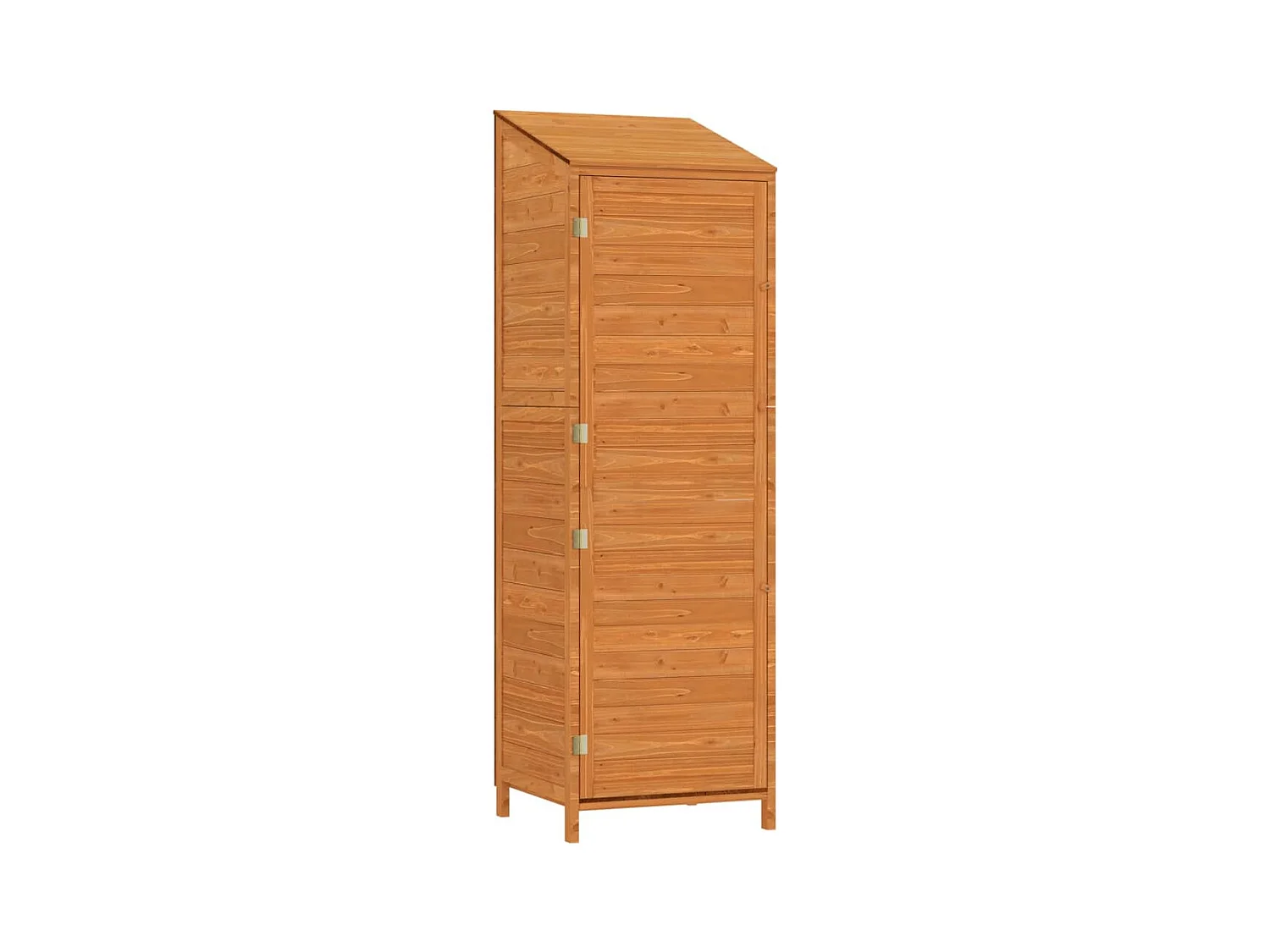 Remise de jardin Marron 55x52x174,5 cm Bois de sapin solide