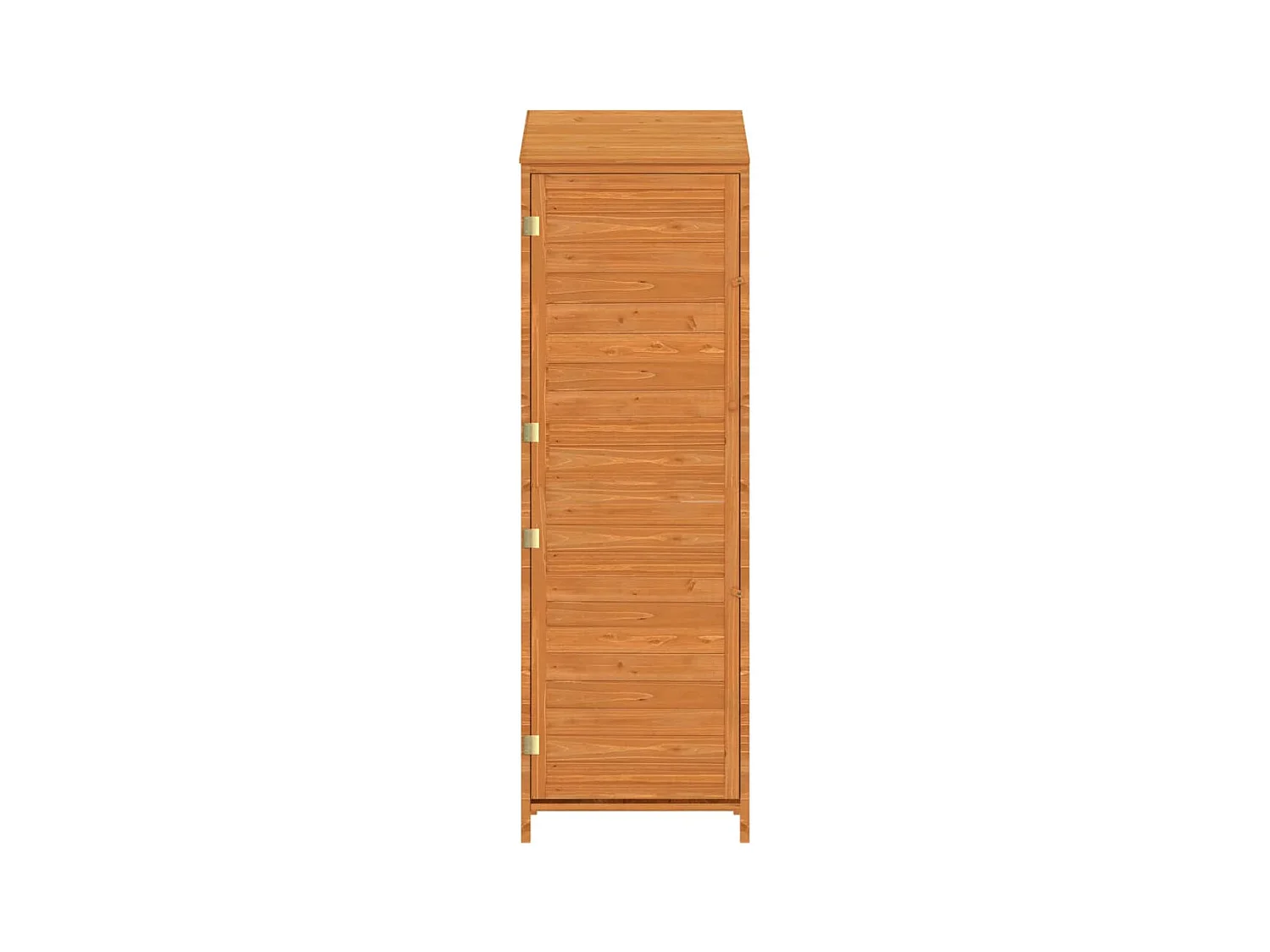 Remise de jardin Marron 55x52x174,5 cm Bois de sapin solide