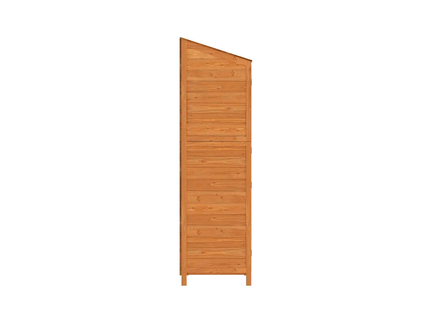 Remise de jardin Marron 55x52x174,5 cm Bois de sapin solide