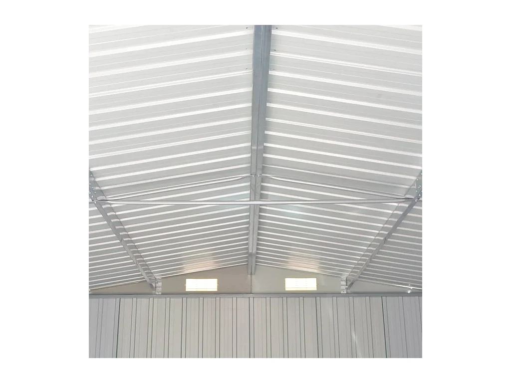 Abri de jardin Marron 257x990x181 cm Acier galvanisé