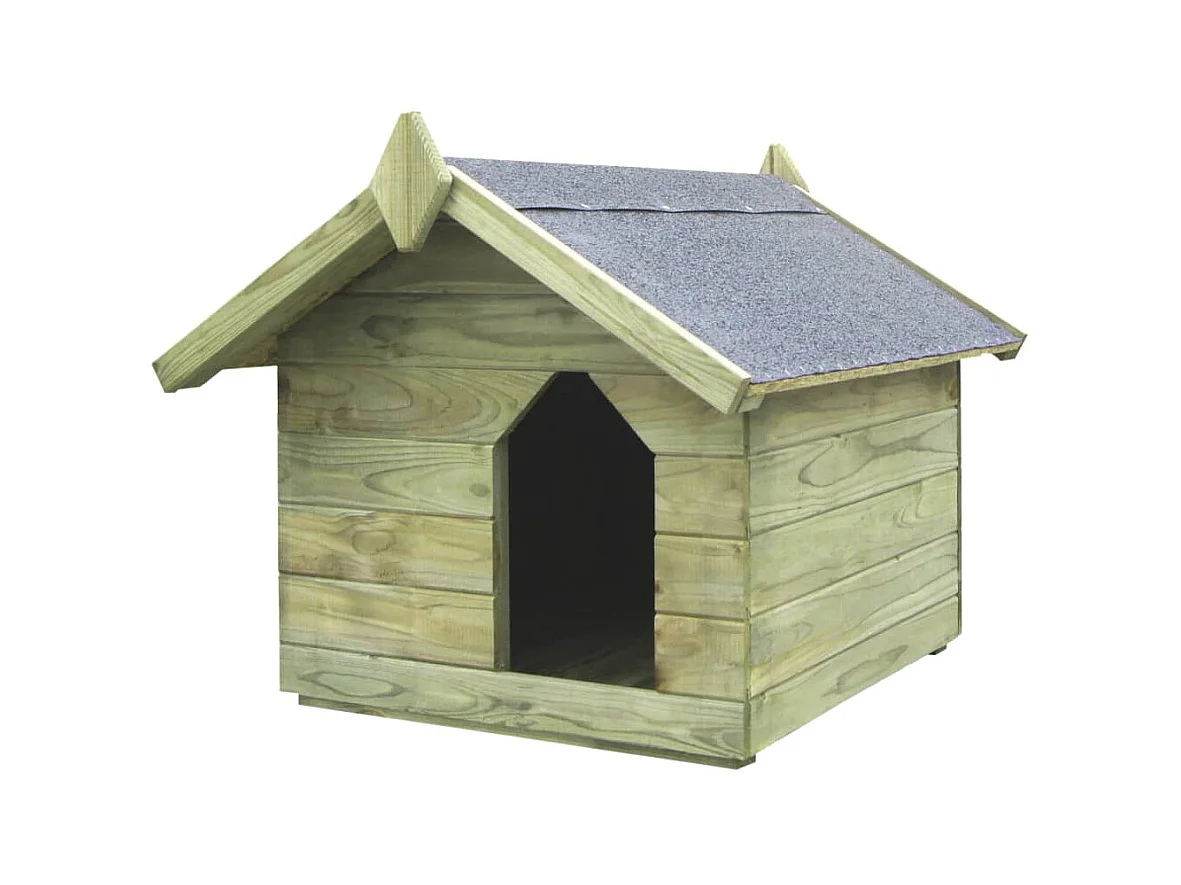 Niche de jardin avec toit ouvrant Bois de pin imprégné