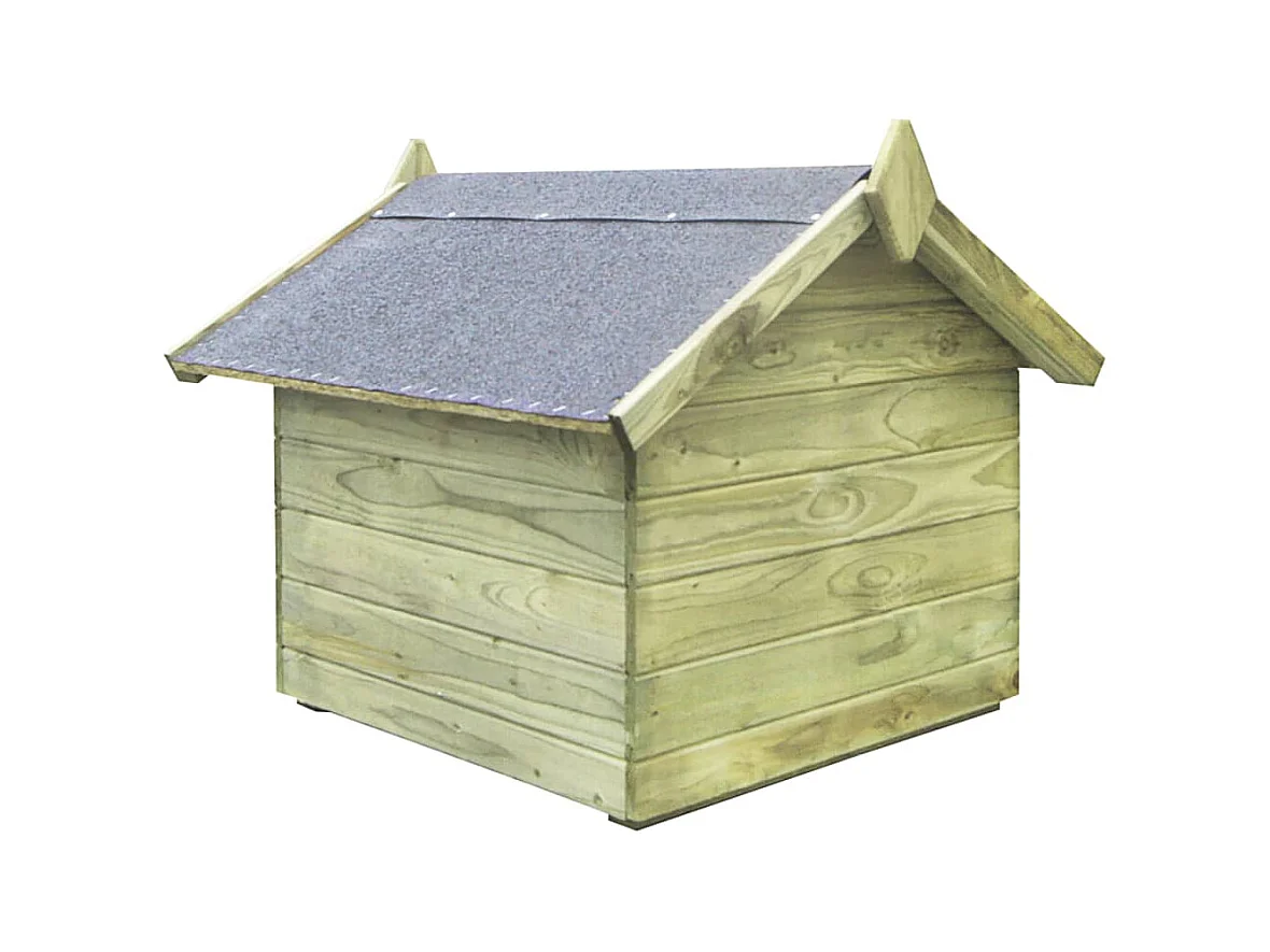 Niche de jardin avec toit ouvrant Bois de pin imprégné