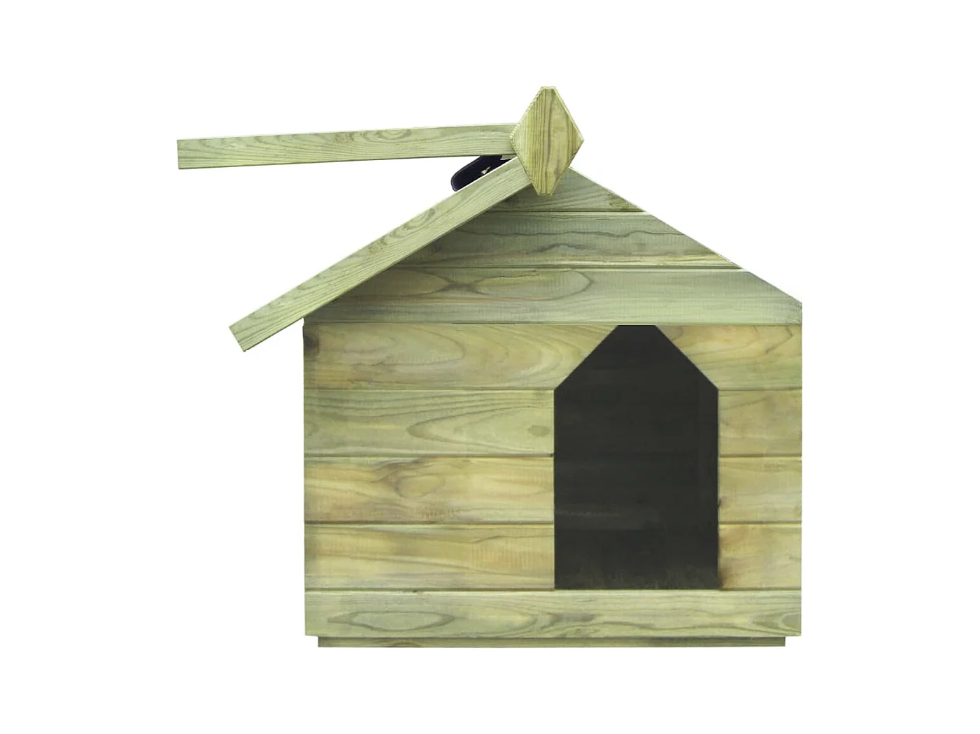 Niche de jardin avec toit ouvrant Bois de pin imprégné