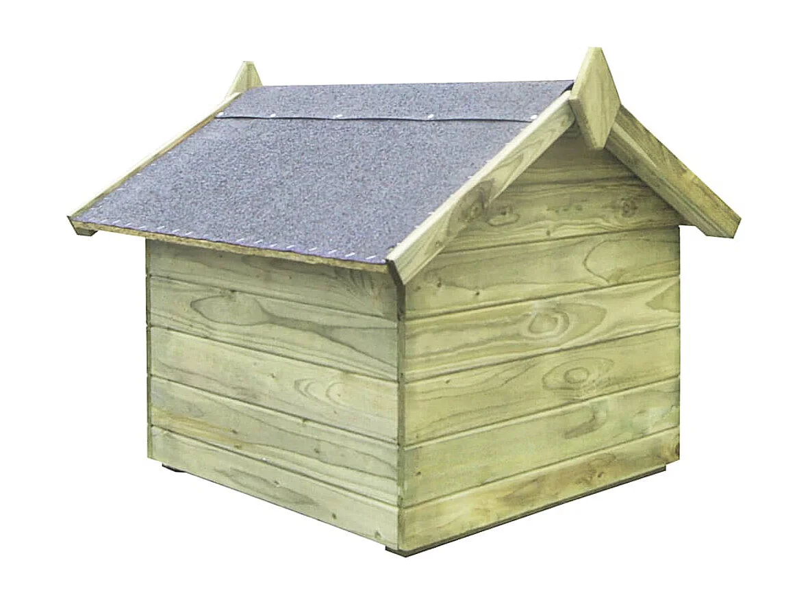 Niche de jardin avec toit ouvrant Bois de pin imprégné