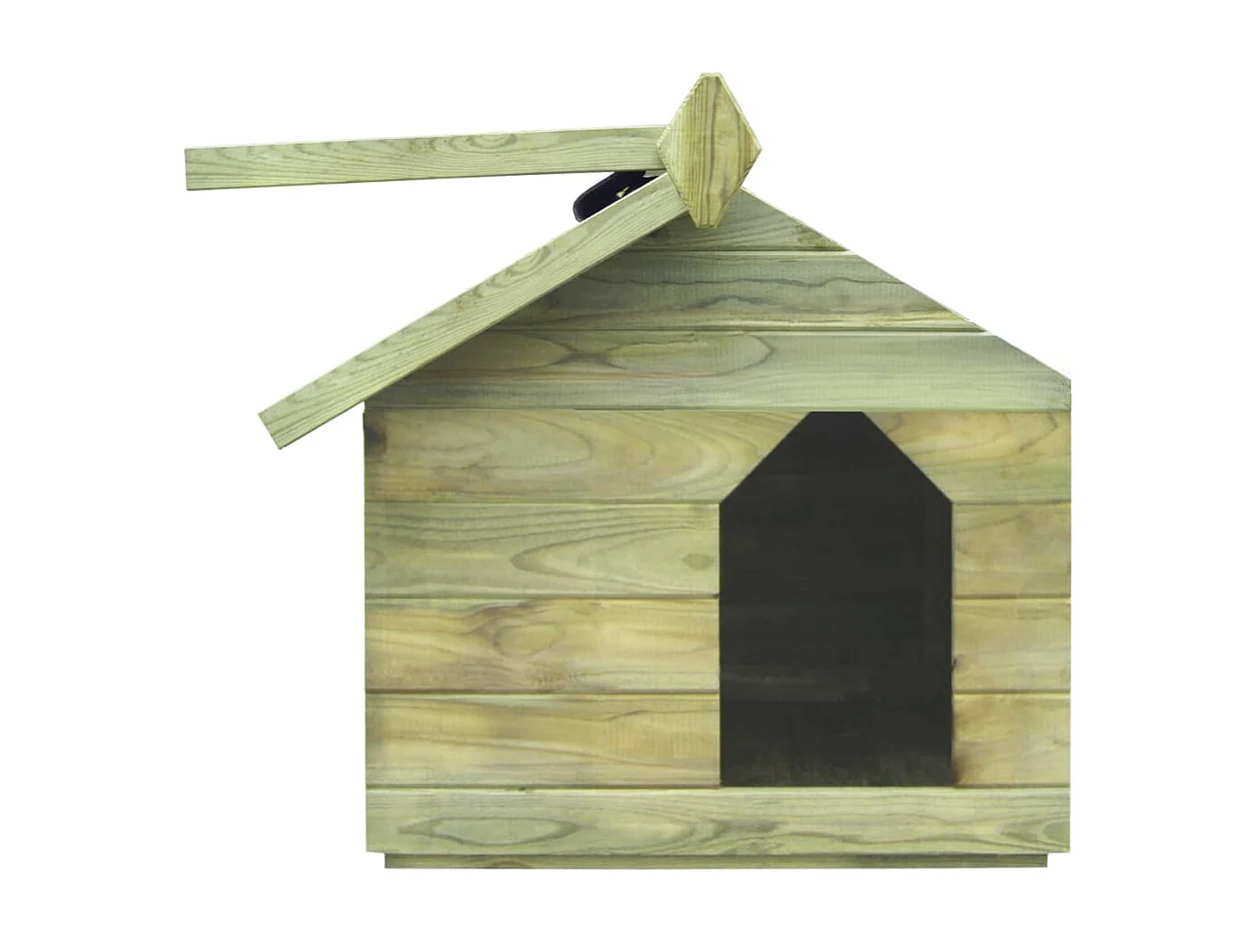 Niche de jardin avec toit ouvrant Bois de pin imprégné