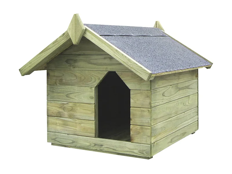 Niche de jardin avec toit ouvrant Bois de pin imprégné