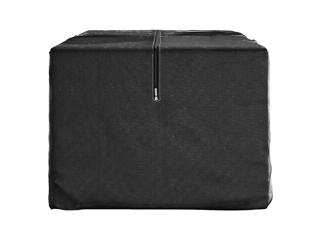 Gartenkissen-Aufbewahrungstaschen 2 Stk. schwarz